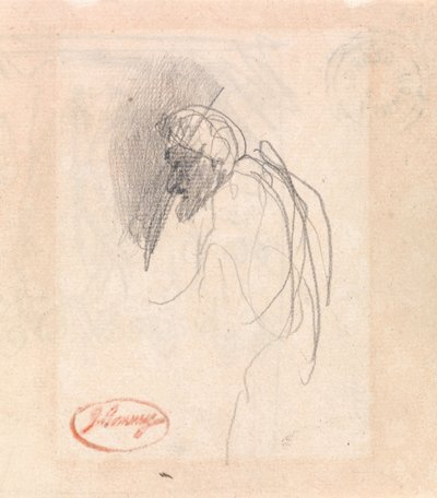 Figure with Head Covering by George Romney